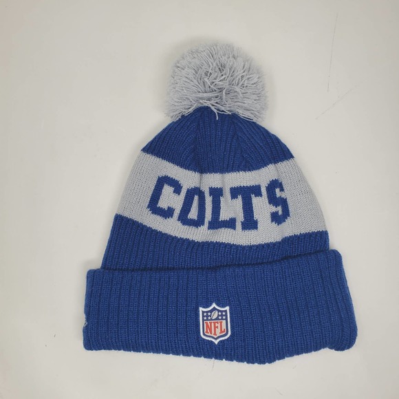 NEW 2020 NFL NEW ERA ON FIELD SIDELINE BEANIE - Indianapolis Colts - Picture 4 of 5